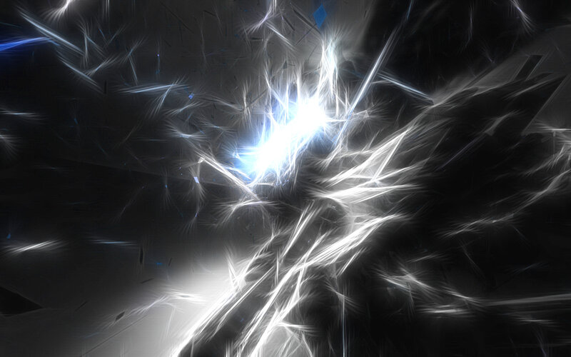 Abstract light burst explosion