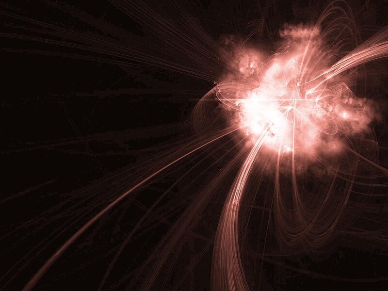 abstract light burst explosion