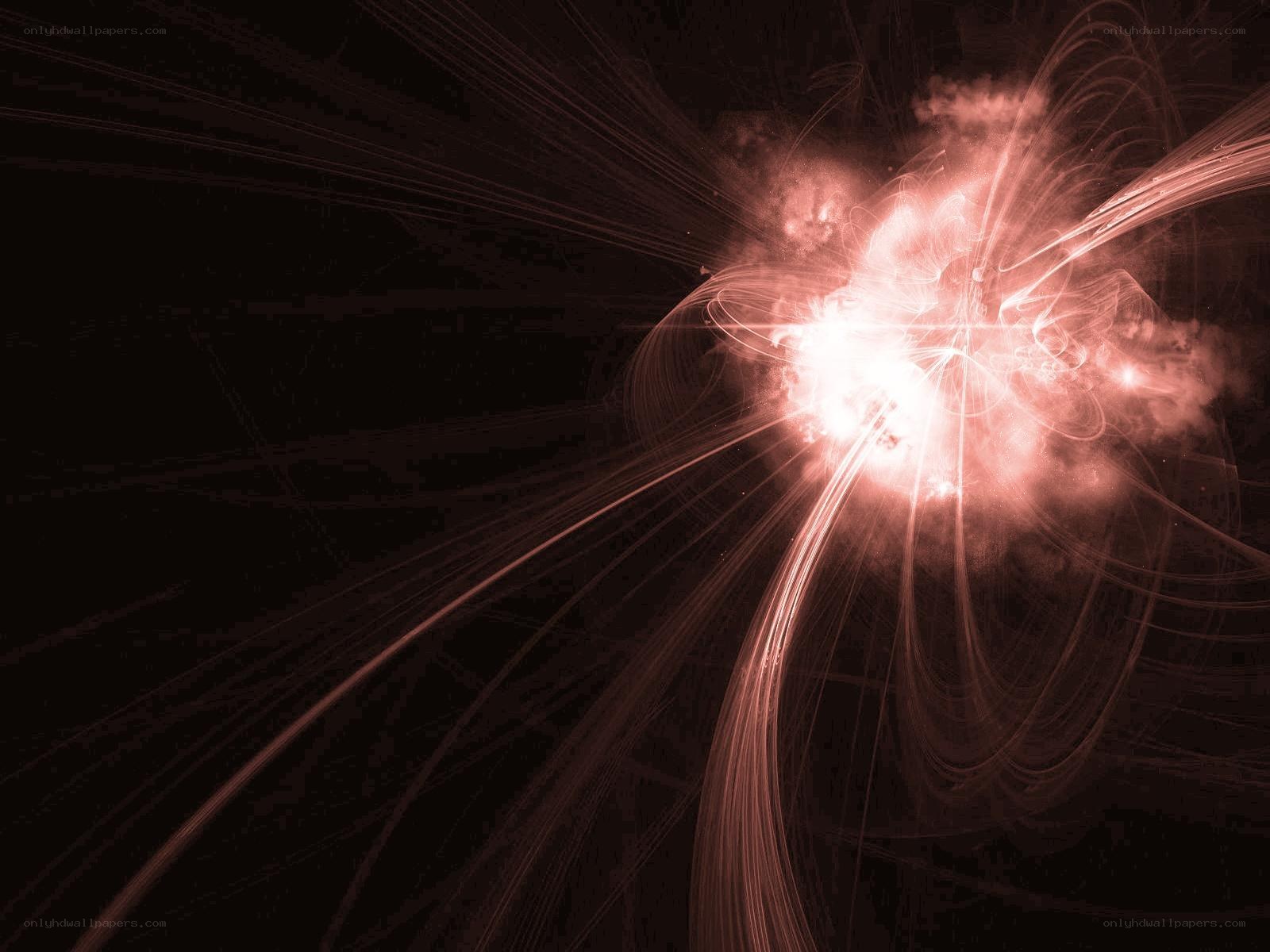 abstract light burst explosion