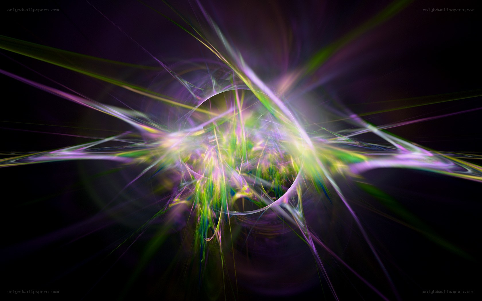 Abstract light burst explosion