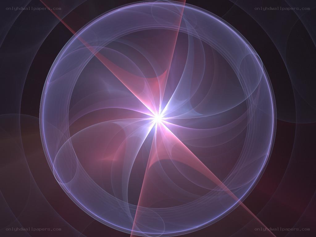 abstract light burst fractal