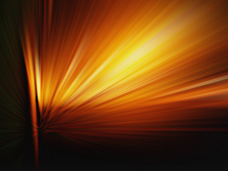 Abstract Light Burst — Orange, Dramatic, Yellow