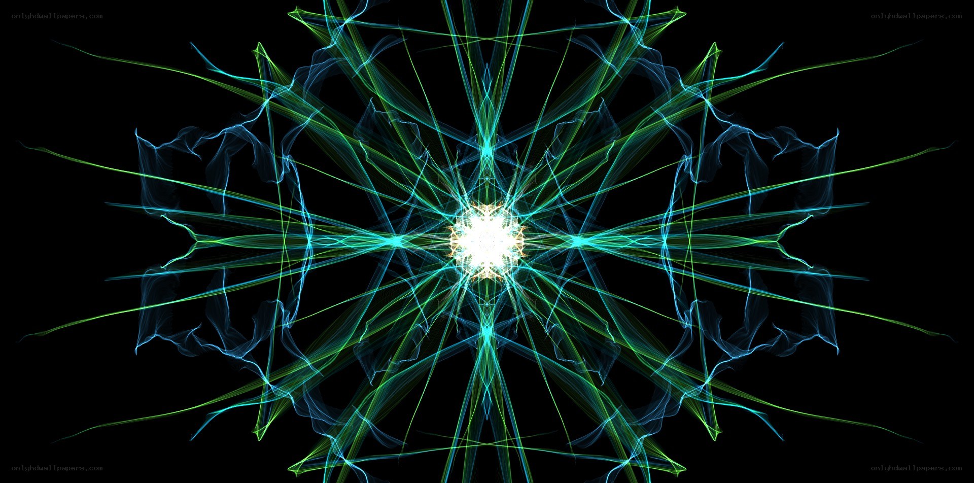 Abstract light burst pattern