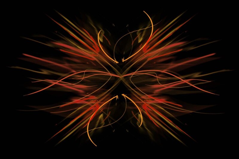 Abstract light burst pattern