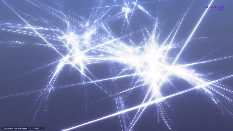 Abstract Light Burst Pattern — Blue