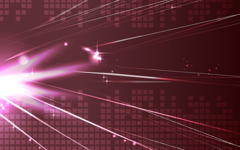 Abstract Light Burst — Purple, Dynamic, Digital Art, Light Beams