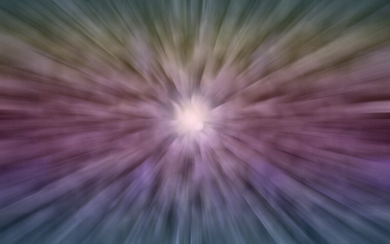 Abstract Light Burst — Purple, Dynamic