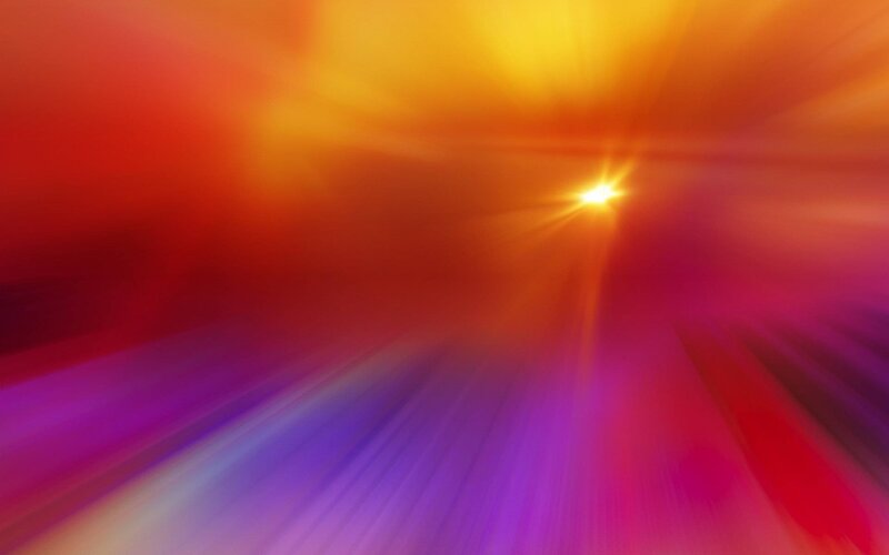 Abstract Light Burst — Red, Dynamic, Color
