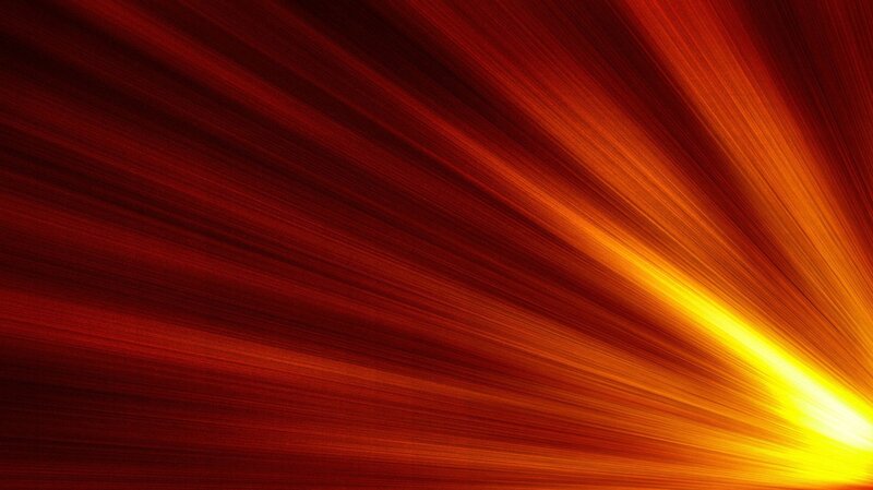 Abstract Light Burst — Red, Dynamic, Digital Art