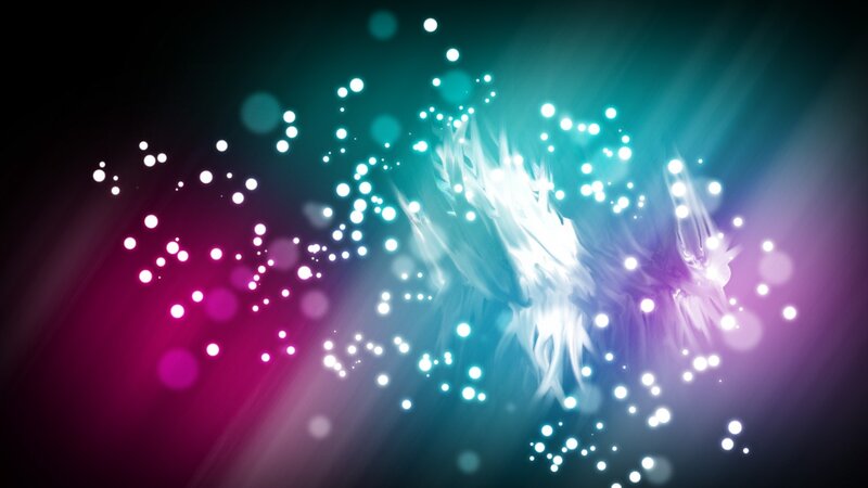 Abstract Light Burst — Teal, Energetic