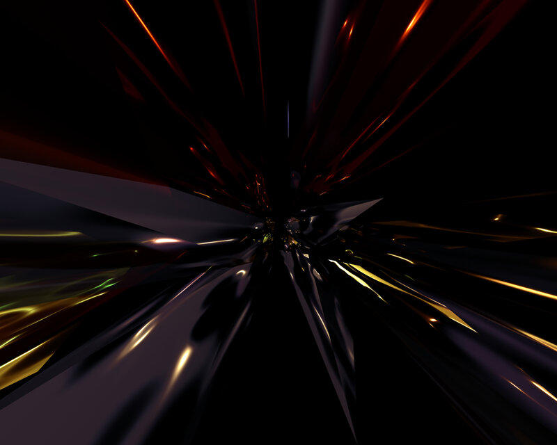 Abstract light burst tunnel