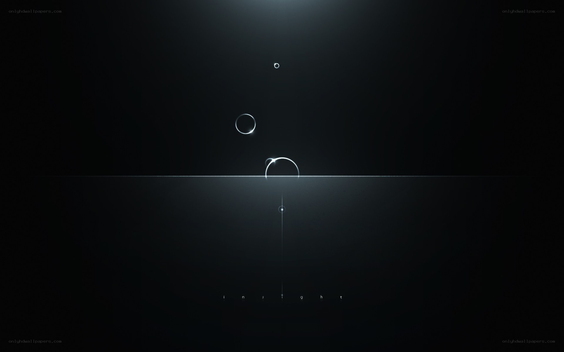 abstract light circles