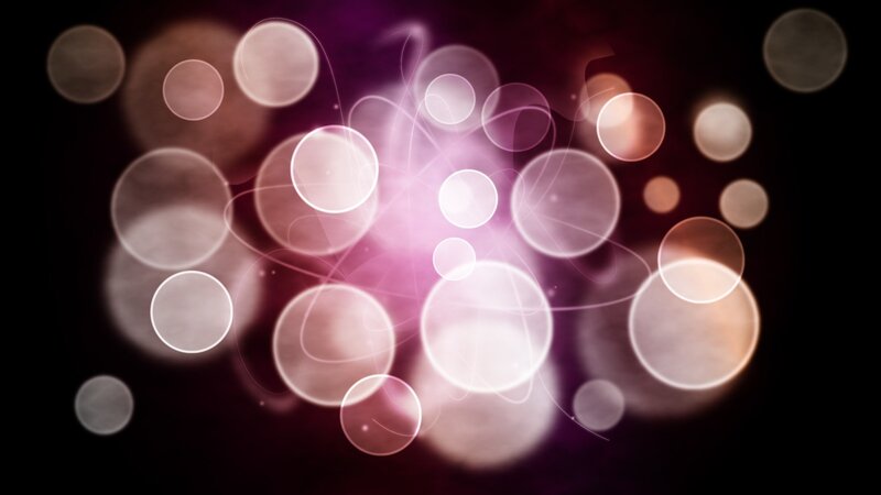 abstract light circles