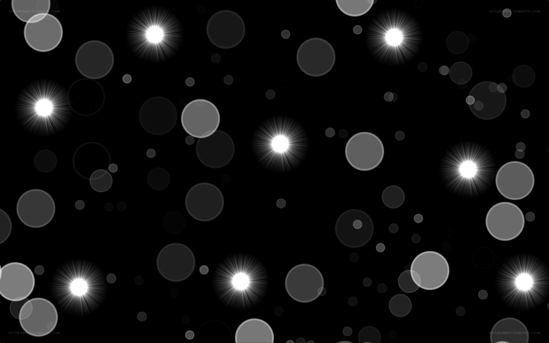 abstract light circles