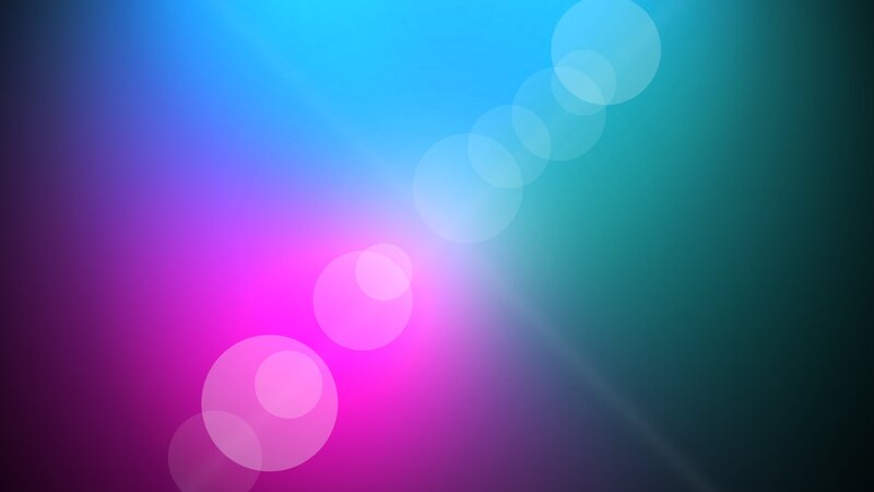 Abstract Light Circles — Blue, Calm, Light Rays