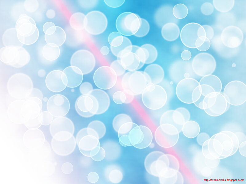 Abstract Light Circles — Blue