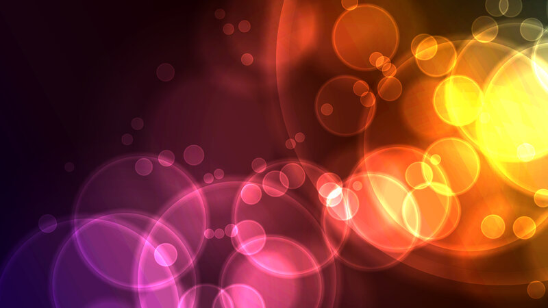 Abstract Light Circles — Purple, Dynamic