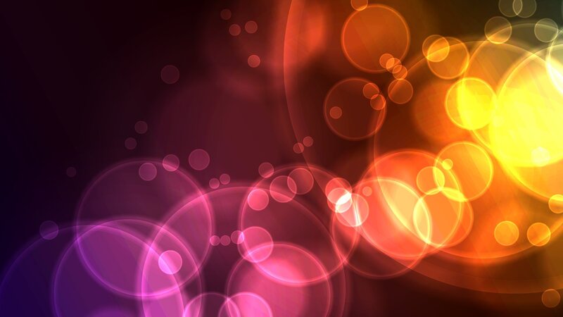 Abstract Light Circles — Purple, Vibrant, Glow