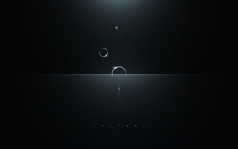abstract light circles