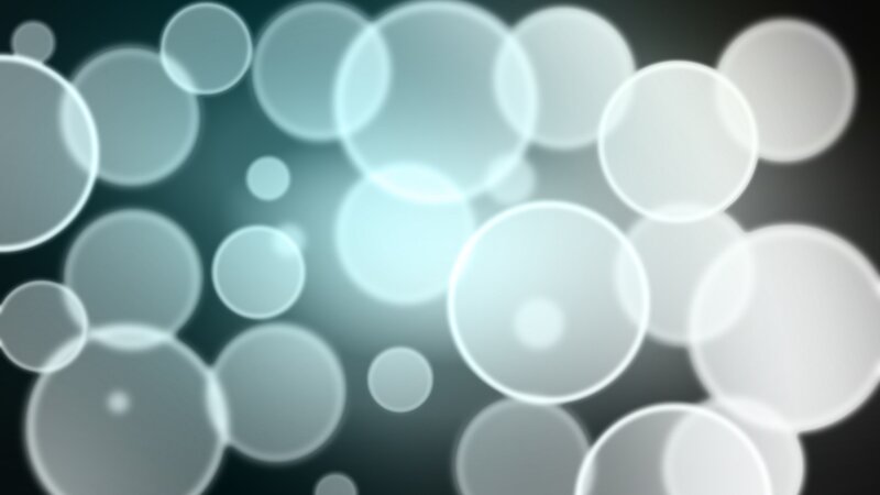 Abstract Light Circles — White