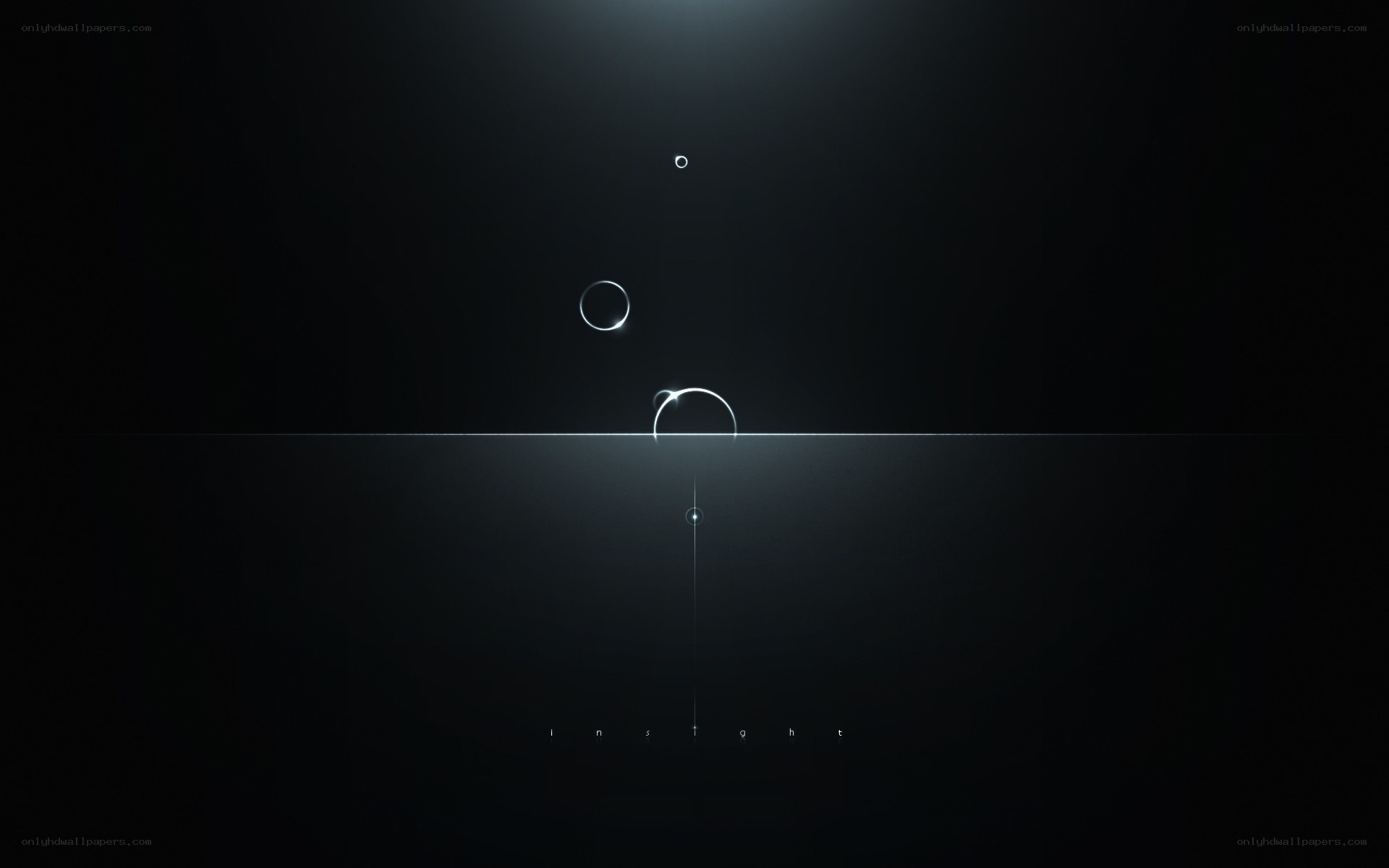 abstract light circles