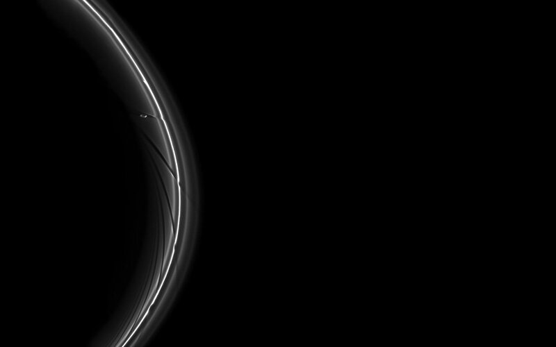 abstract light curve on black