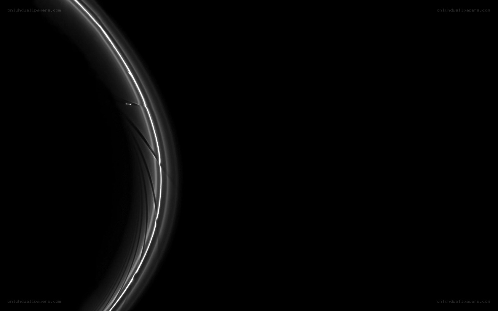 abstract light curve on black