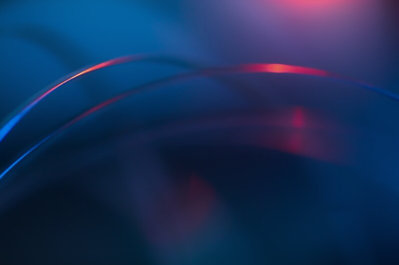 Abstract Light Curves — Blue, Serene