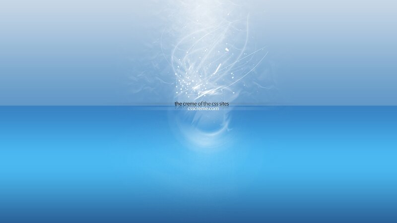 Abstract Light Design — Blue, Serene