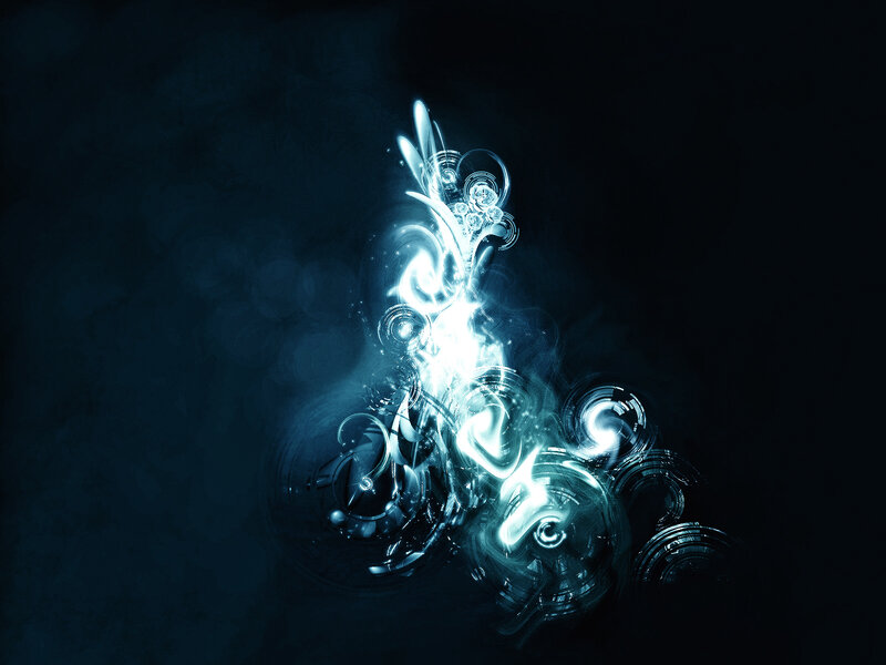 Abstract Light Design — Blue