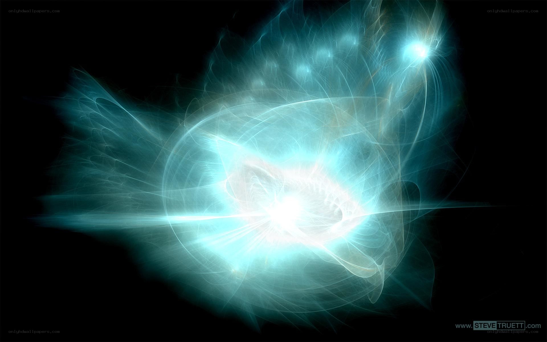 abstract light energy burst