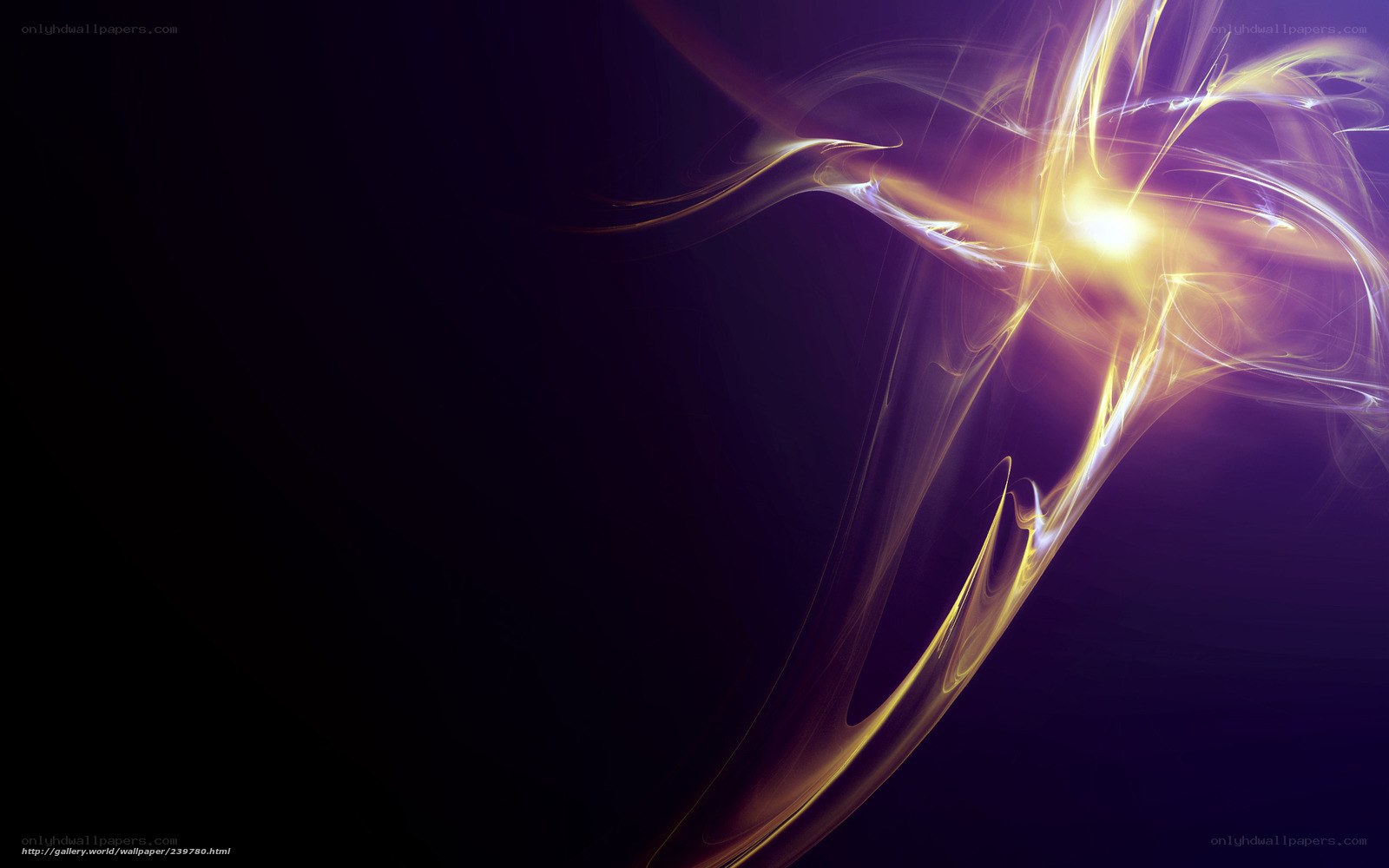 Abstract light energy flow