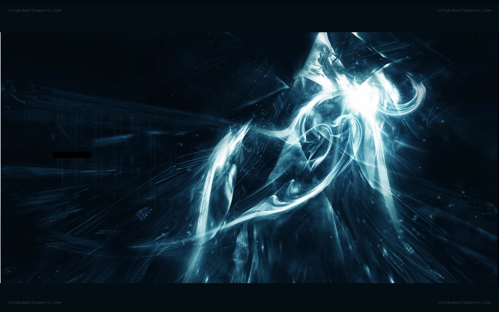 abstract light energy swirl