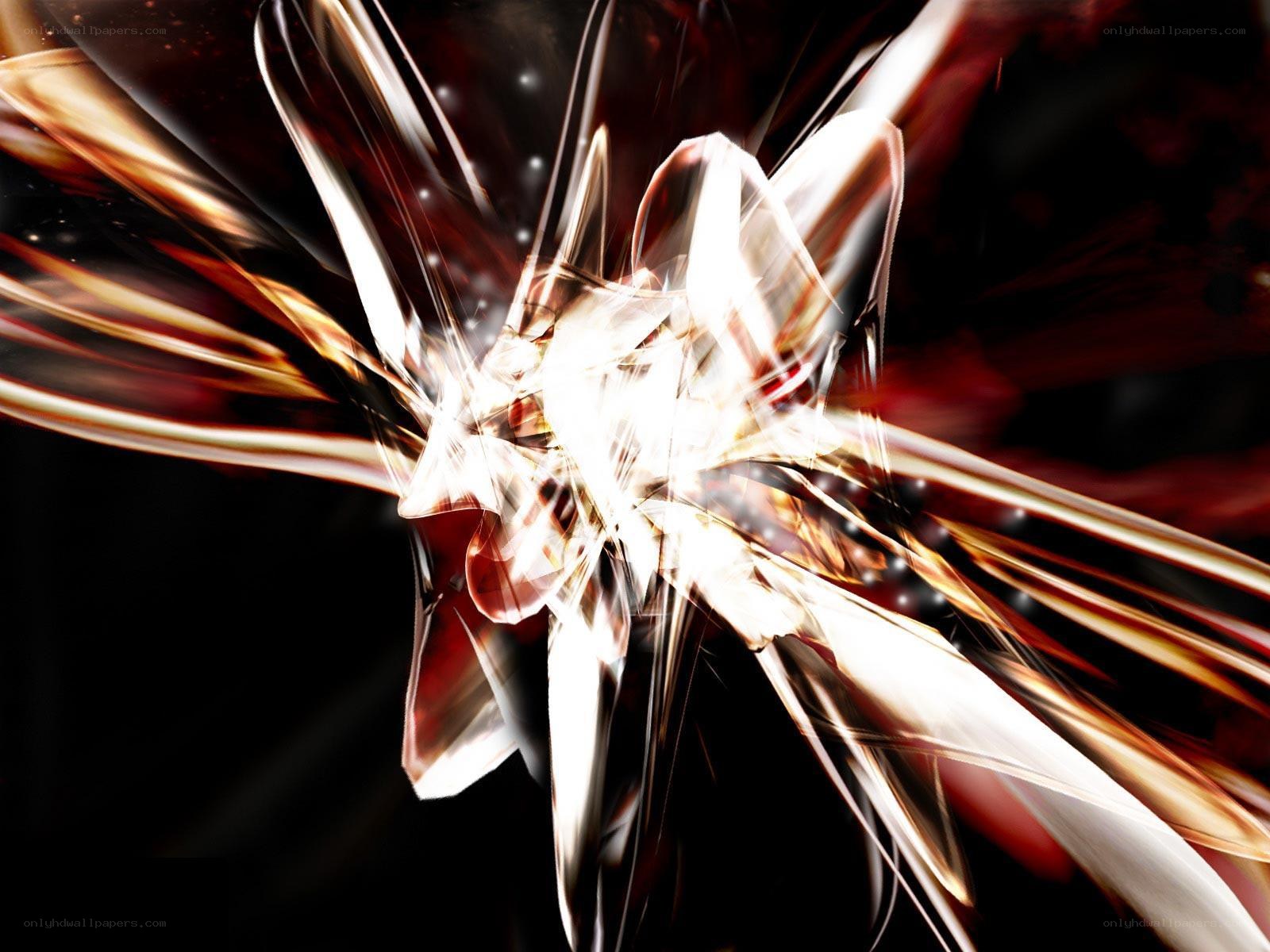 Abstract light explosion