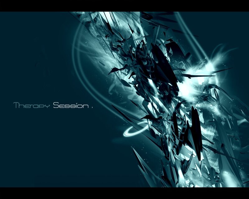 Abstract Light Explosion — Blue, Dramatic