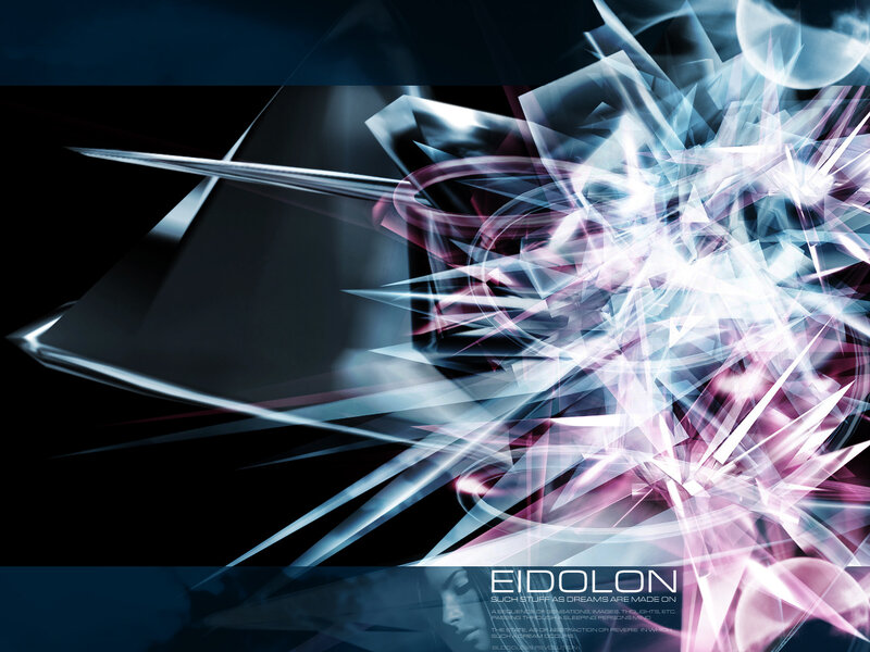 Abstract Light Explosion — Blue