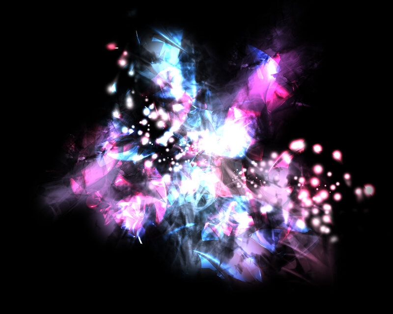 Abstract Light Explosion — Pink