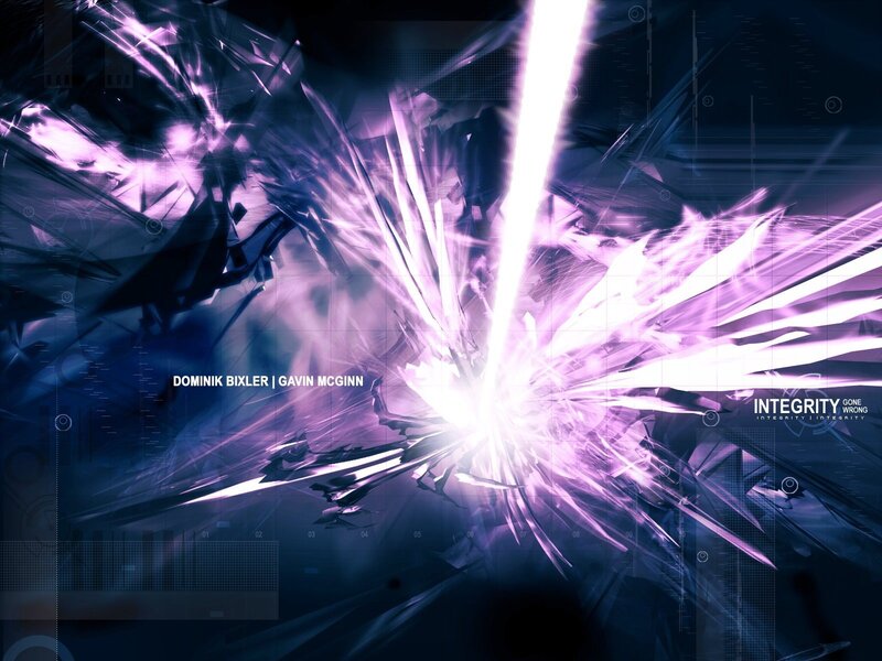 Abstract Light Explosion — Purple