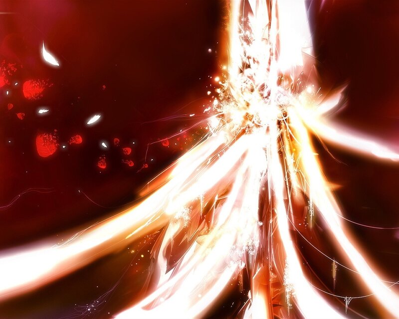 Abstract Light Explosion — White, Dramatic
