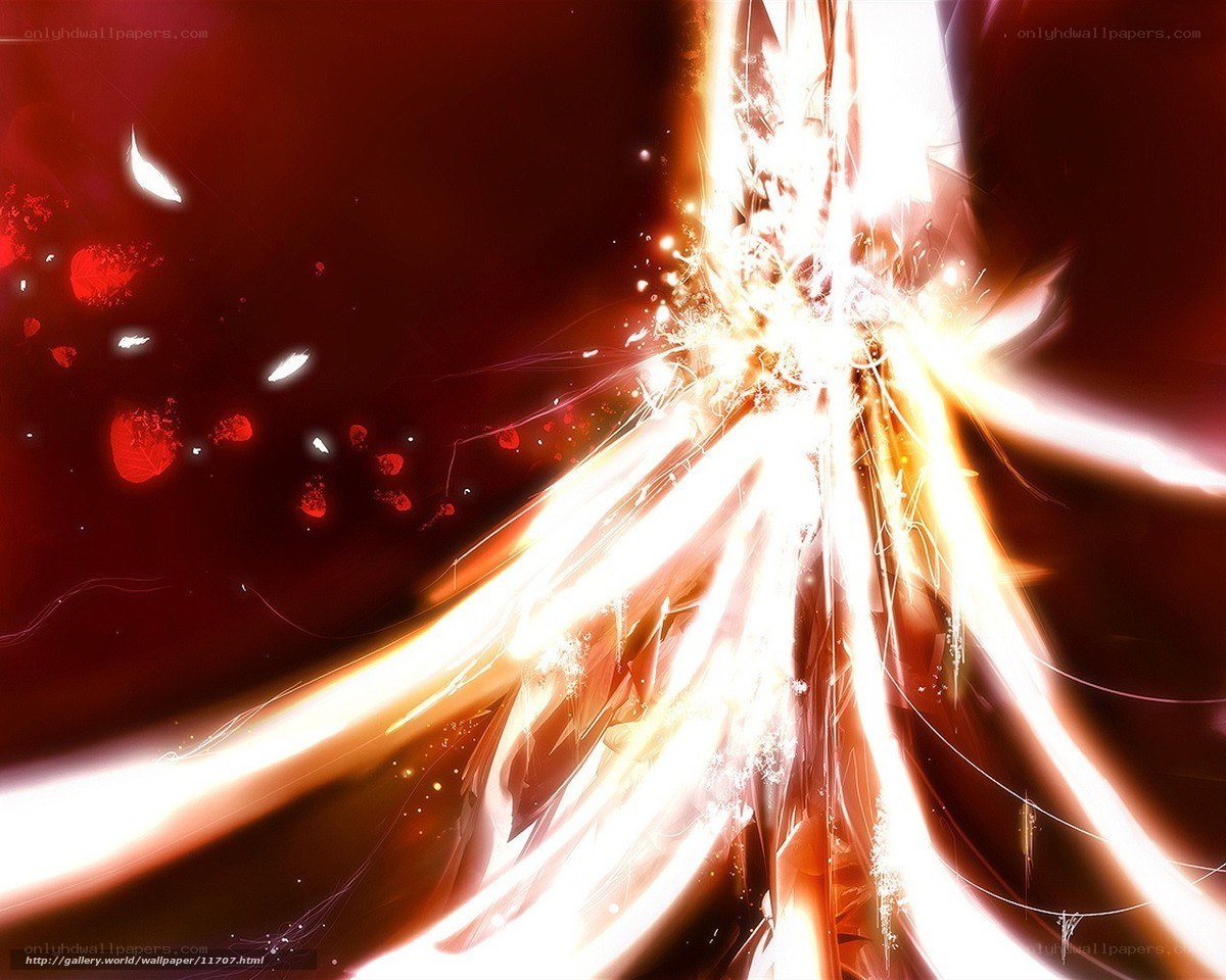 Abstract light explosion