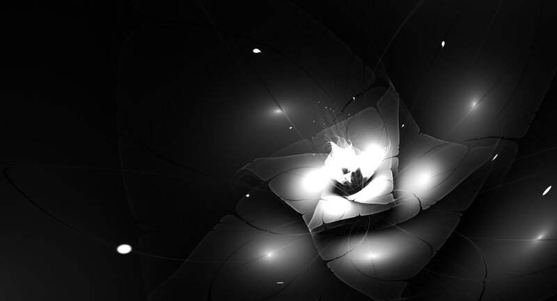 abstract light flower design