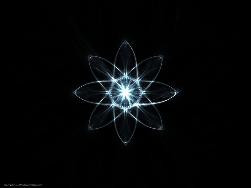 Abstract light flower design
