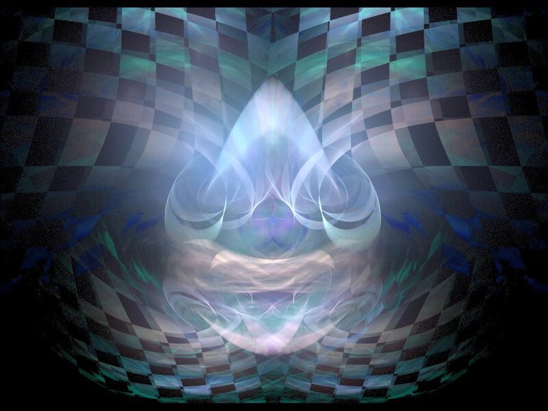 Abstract Light Formation — Blue