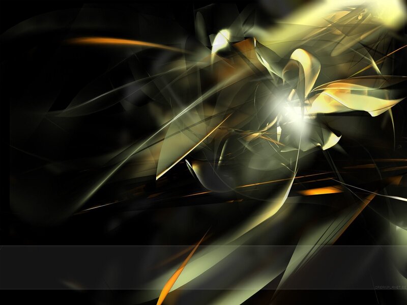 Abstract Light Forms — Black, Dramatic, Digital Art, Darkness