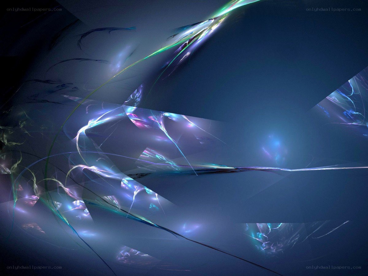 Abstract light fractal art