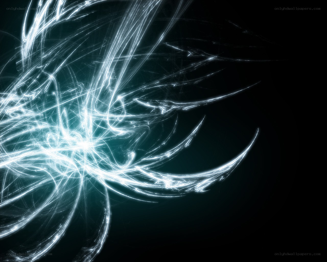 Abstract light fractal design