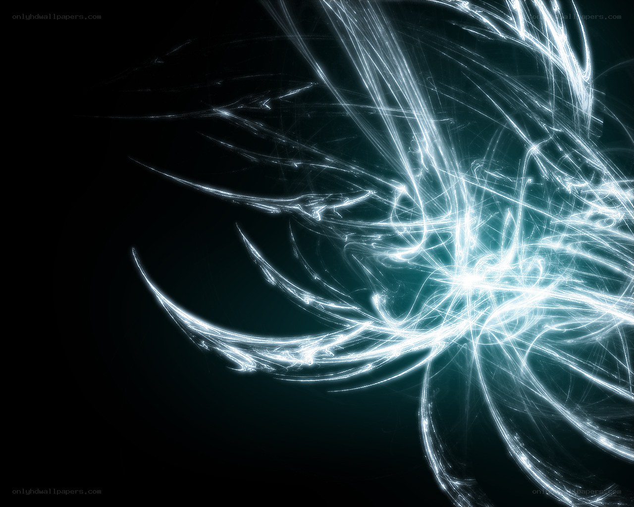 Abstract light fractal design