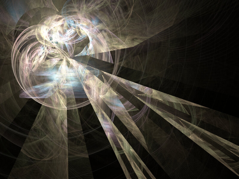 abstract light fractal design