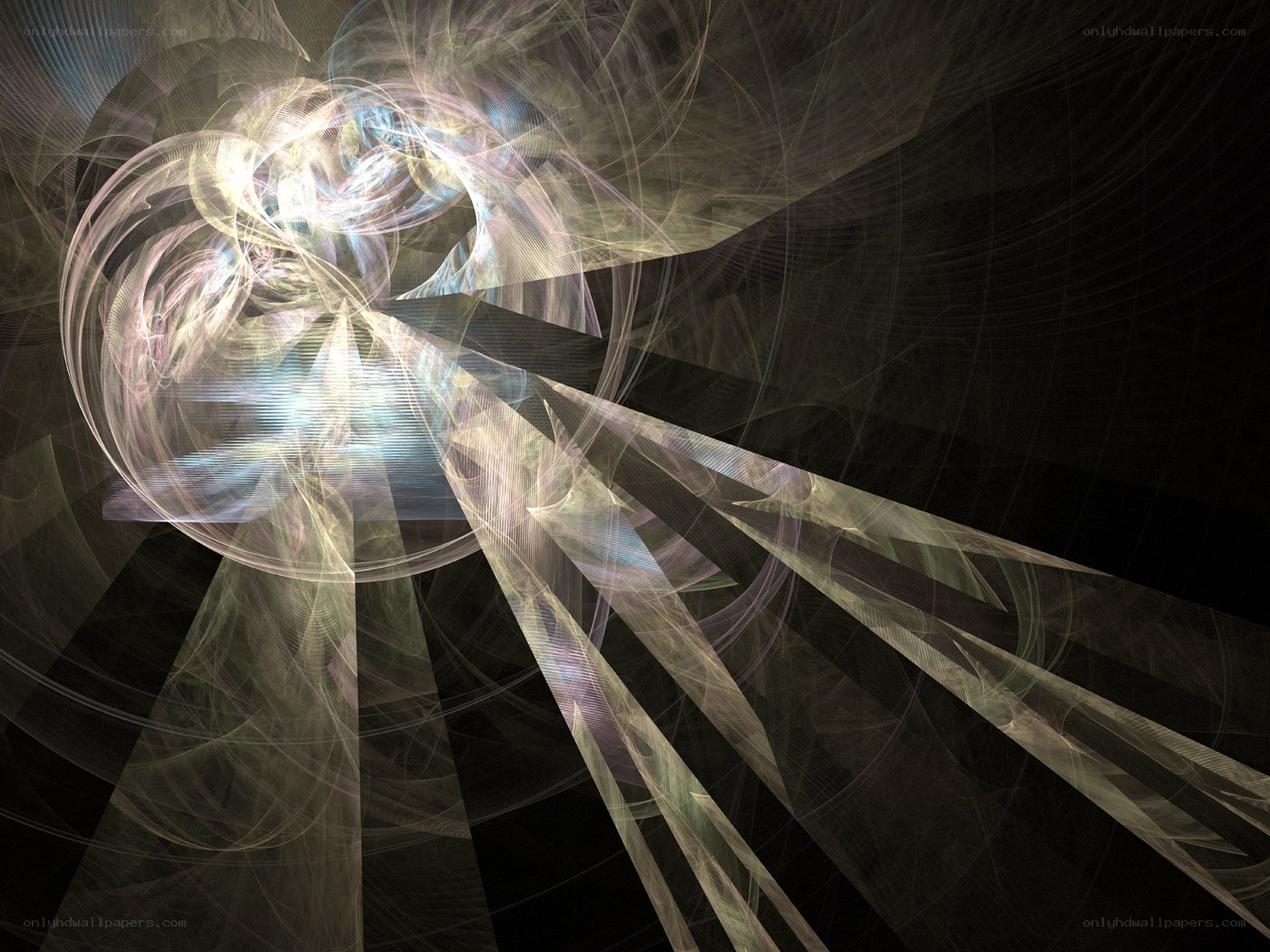 abstract light fractal design