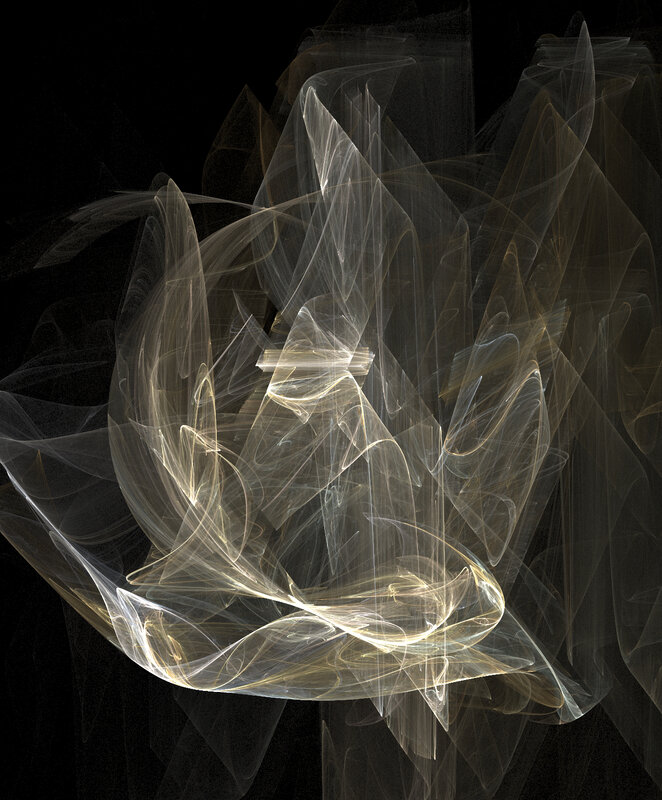 Abstract light fractal design